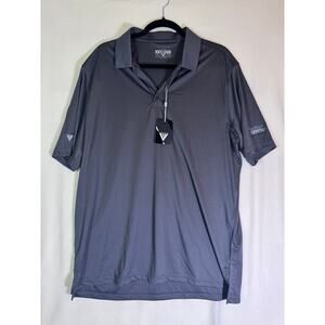 Level Wear Men's Short Sleeve Golf Polo Charcoal Gray New with Tags Size XL